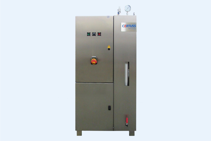 Nerezový elektrický vyvíjač pary CERTUSS