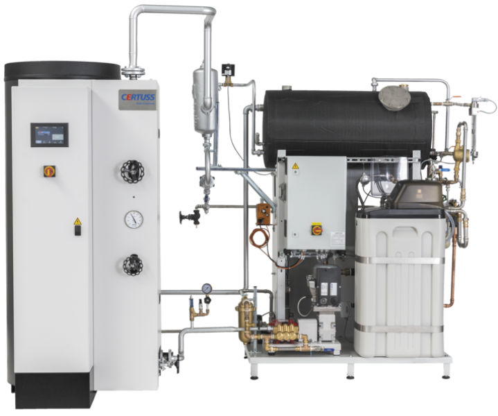 Vyvíjače pary CERTUSS s napájacou jednotkou