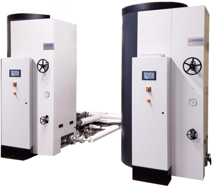 Vyvíjač pary CERTUSS modulárny systém