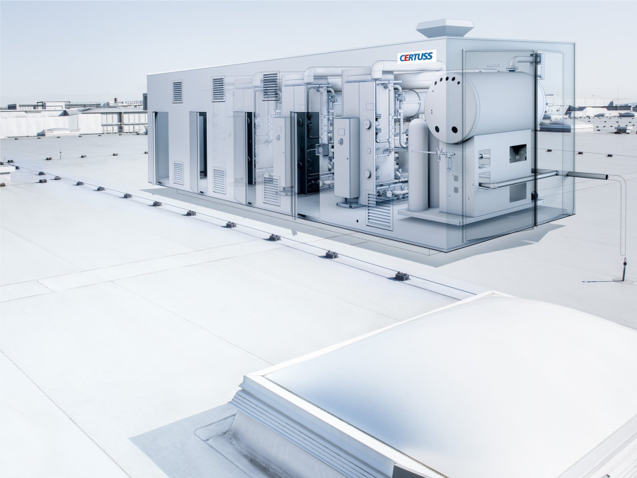 Inštalácia mobilného vyvíjača pary CERTUSS