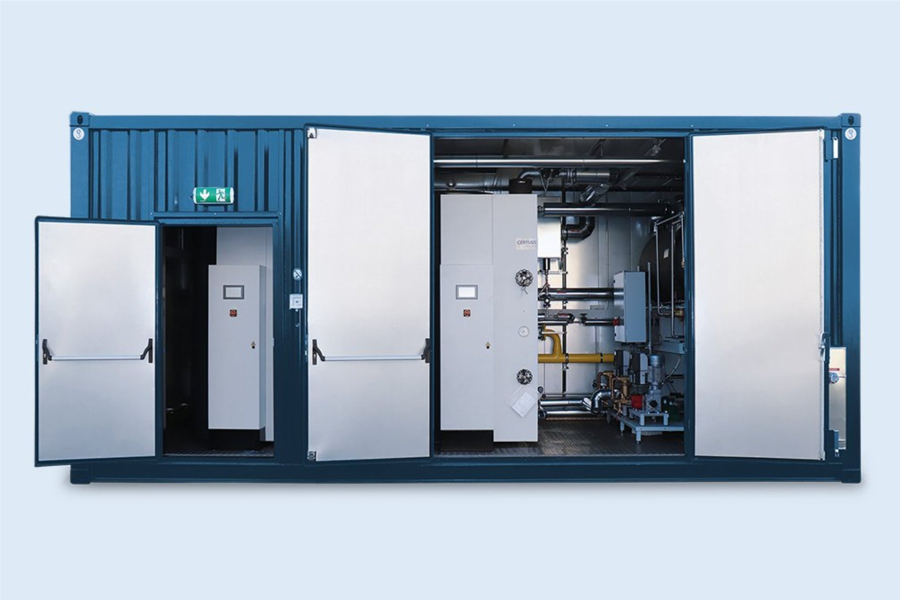 Vonkajší pohľad na zariadenie mobilného kontajnera